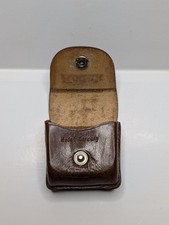 Vintage Kodak Leather Camera Case Pouch Brown Snap Made In Germany
