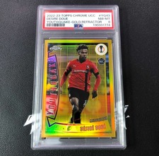 2022-23 Topps Chrome UEFA Desire Doue Youthquake Gold Refractor /50 RC Rookie