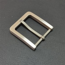 1PC Men Women Pure Titanium Belt Buckle Single Prong Square Replacement Buckle