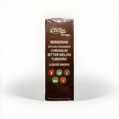 Organic Ceylon Cinnamon Berberine Liquid DropsSupplement with Bitter Melon