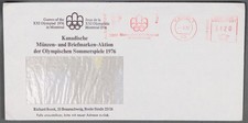 MayfairStamps Germany 1975 Metered Montreal Olympics Cover aaw_78623