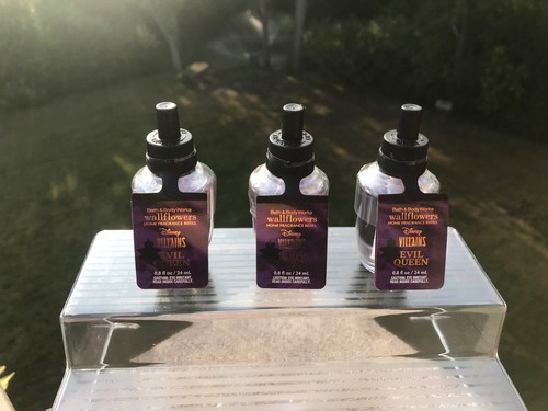 NEW! Bath & Body Works DISNEY VILLAINS EVIL QUEEN Wallflower (Set of 3) 