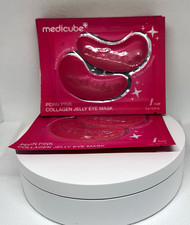 Lot of 10: medicube PDRN Pink Collagen Jelly Under-Eye Mask Pink 10 Pair 0.21 oz