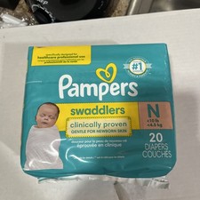 NB Pampers Swaddlers Diapers 7x