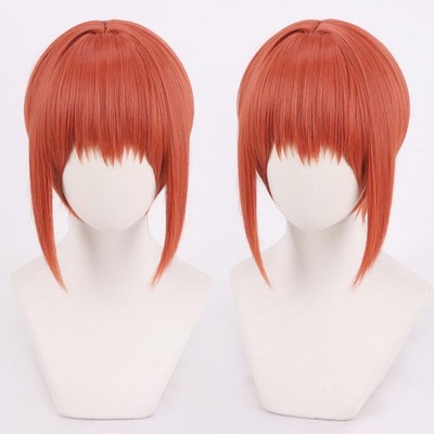 Heat-Resistant Cosplay Wig, The Second Castle, Yellow And Red, Long, 26Cm. Perf_