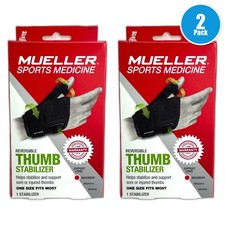 Mueller Sports Medicine Adjust-to-Fit Thumb Brace Spica Pack of 2 New