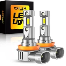 OXILAM LED HeadLight Bulb Kit H8 H11 Bulb White 6500K High Power Lamps 36,000lm