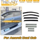 Injection Weathershields & Door Sills Protector for Amarok NF Dual Cab 2022+