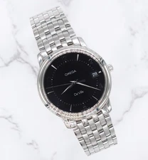 Omega De Ville 4510.50.00 Date in stainless Steel - Boxed with Booklet