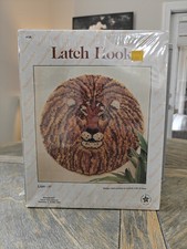 Caron WonderArt Latch Hook Kit Lion 4126 27  Brand New Sealed