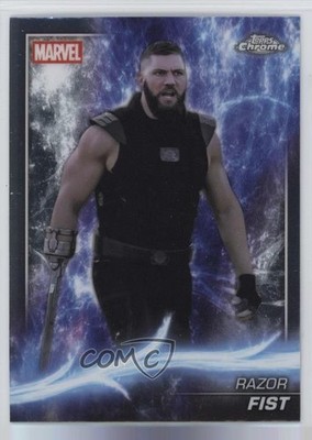 2025 Topps Chrome Marvel Studios Razor Fist #116 19c6