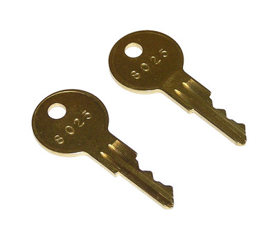 2 - 8025 Replacement Keys fit Keri Systems Panels & Safety Technology Covers