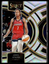 2024 Panini Select WNBA 153 Ariel Atkins Washington Mystics Silver Prizm