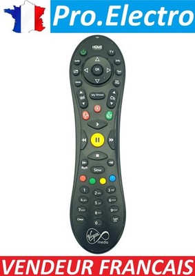 Virgin Media C160201 S3F80PBXM1-C0CB PRO ELECTRO RM-0126s158966 TV Remote