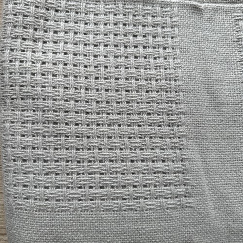 Faribo Woolens Factory Store Wool Blanket Grey NWT 90x90 Large Made In USA * SEE - Picture 5 of 9