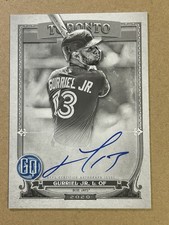 Lourdes Gurriel Jr 2020 Topps Gypsy Queen Black and White Autograph #39/50 SP