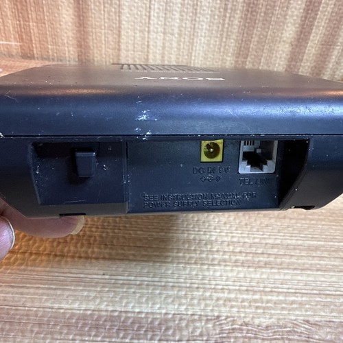 Vintage Sony SPP X30 Cordless Phone Base Black - Picture 5 of 10