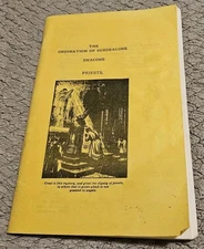 The Ordination Of Subdeacons Deacons Priests Booklet