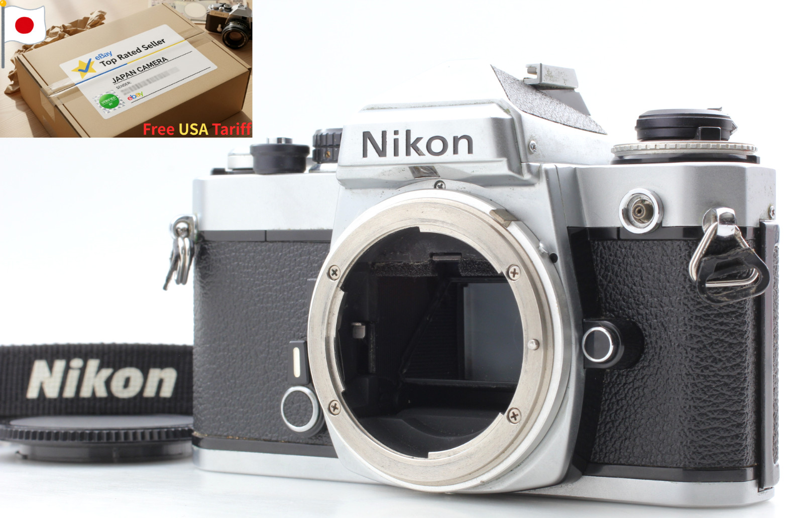 〖Near MINT+++〗 Nikon FE Body Only S/N,360xxxx SLR 35mm Film Camera From JAPAN