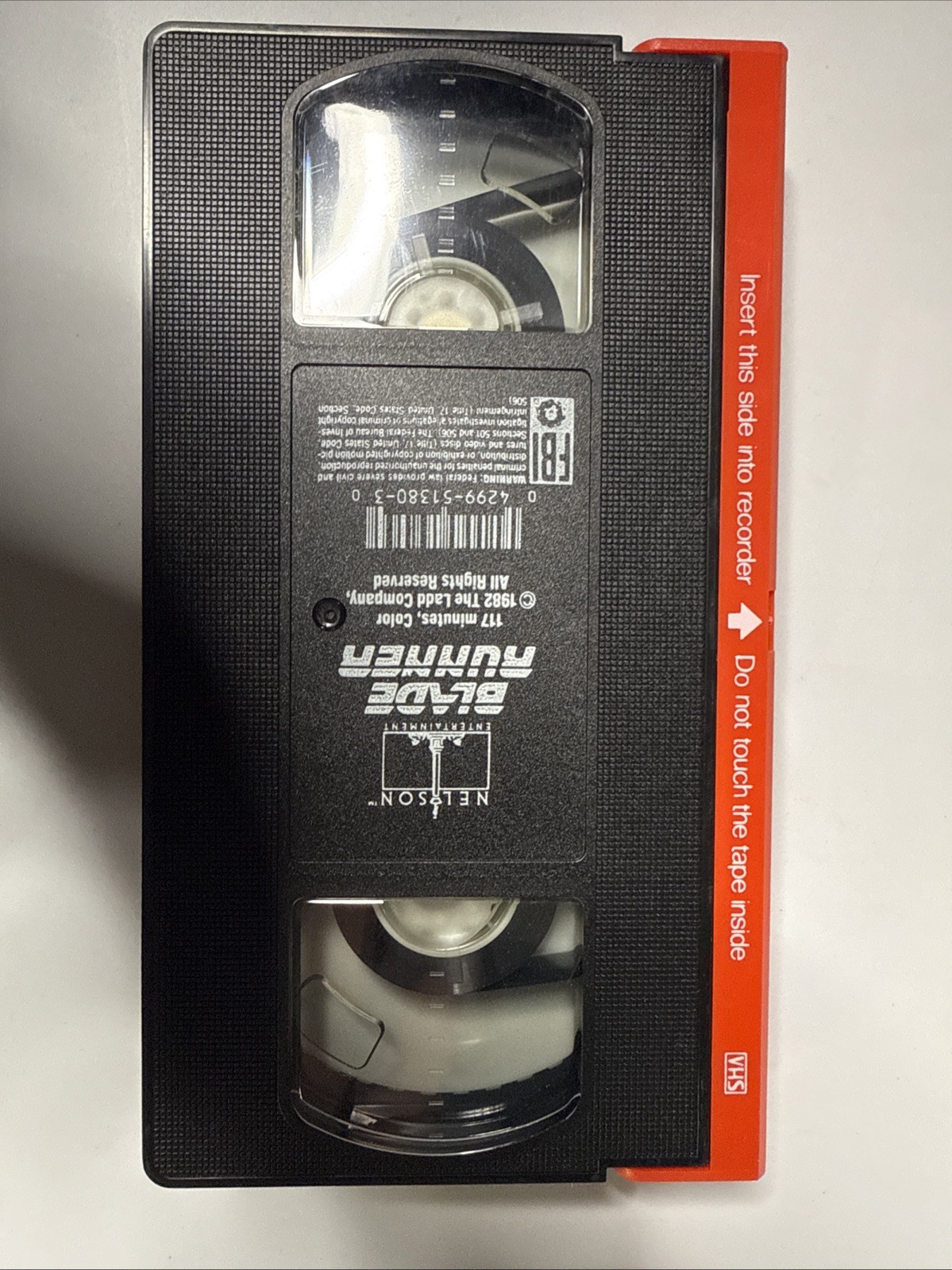 Blade Runner (VHS Hi-Fi Tape) Harrison Ford, Daryl Hannah - Red Tab Movie