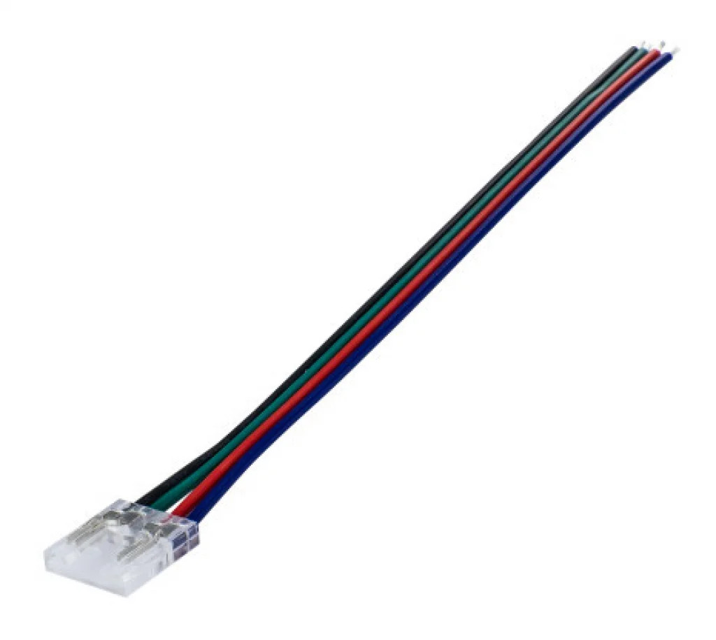 Pack Of 5 x Accessories For LED Tape Connector To 150mm Wire IP20 12mm COB High