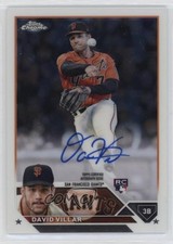 2023 Topps Chrome Rookie Auto David Villar #RA-DV Auto s1i