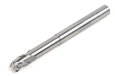Haas 3/8" Carbide End Mill, 3 Flute, Uncoated 0.01" Radius, HSAM2