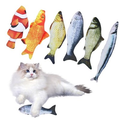 CIYOJA Cat Toys Toy Interactive Fish for Indoor Cats & Kittens, Colorful