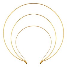 Tihebax Gold Halo Headband Angel Halo Crown Headpiece for Costume