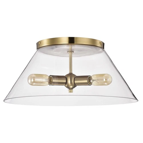 Nuvo Lighting 60/7420 Dover 3 Light 20"W Flush Mount Ceiling - White / Vintage - Picture 8 of 10