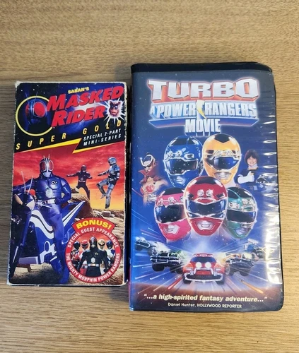 Turbo: A Power Rangers Movie VHS And Saban's Masked Rider VHS