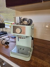 De'Longhi EC260 Stilosa Traditional Pump Espresso Coffee Machine SAGE Green USED