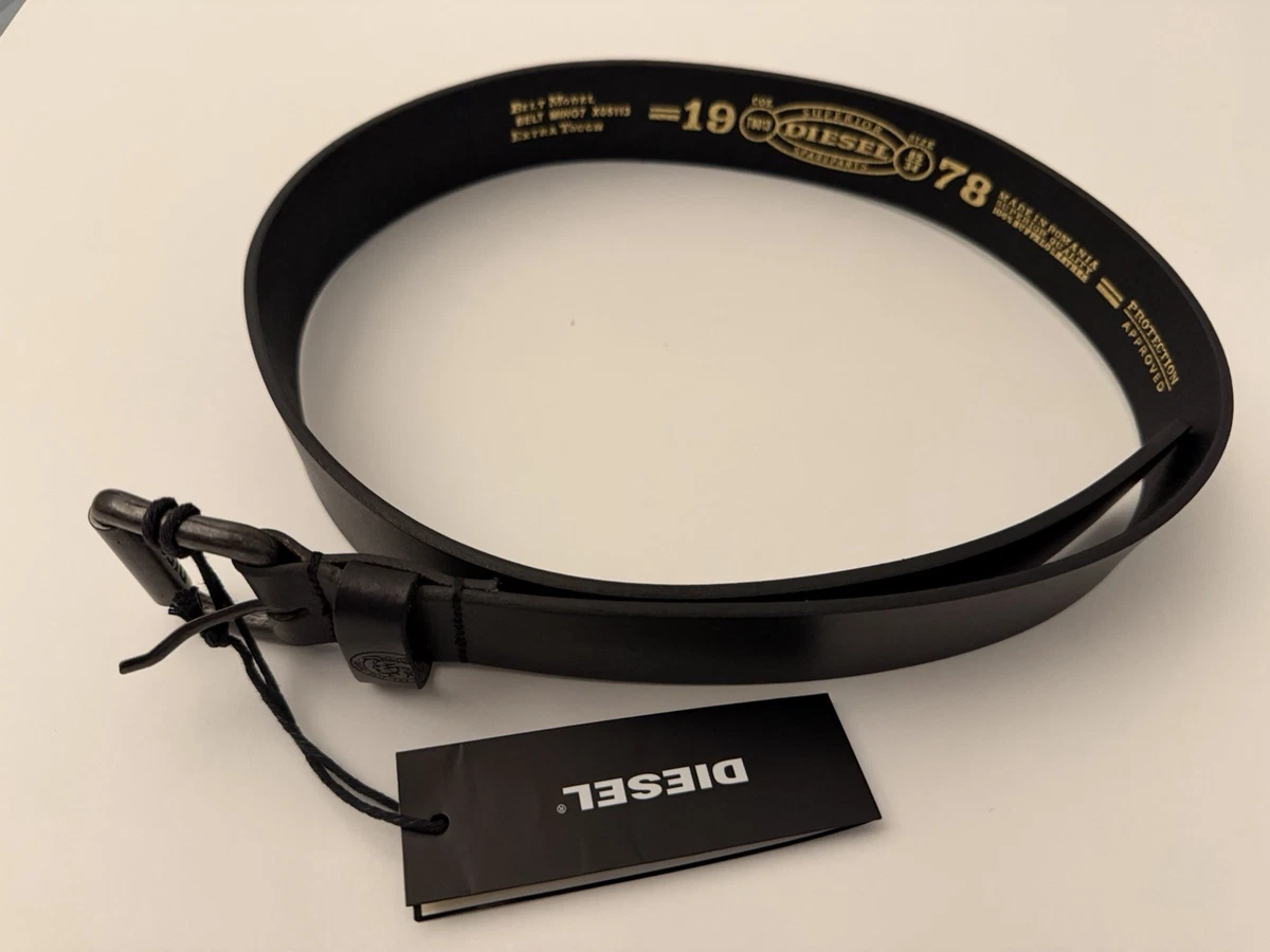 Diesel Black Belts for Men for sale | eBay