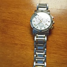 Invicta Trinite Chronograph Silver Gold Stain...