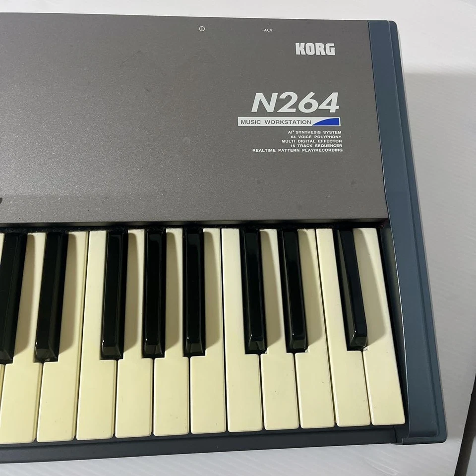 KORG N264 Keyboard Synthesizer 76-key PCM Synthesis Main Unit Used from Japan - Image 2 of 4