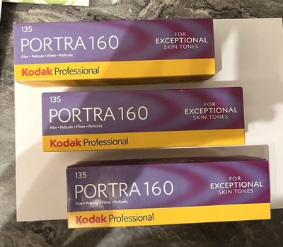 3x 5er Pack Kodak PORTRA 160 Pro Film 35mm Kleinbild 36er MHD 07/25 (EXP)