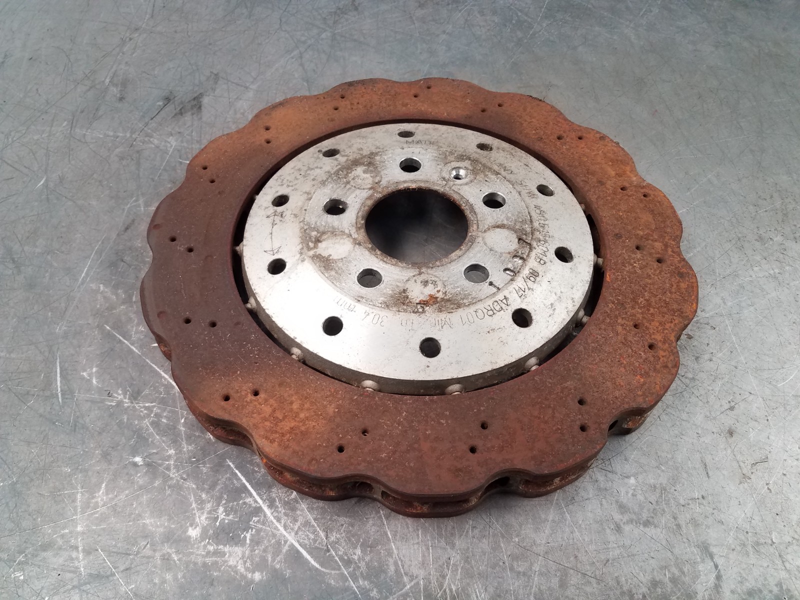 2017 Audi R8 V10 Plus Spyder Brake Rotor Set #4720 CA2