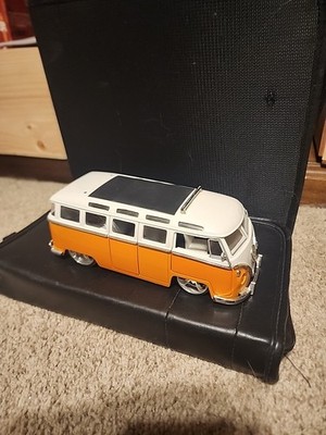VINTAGE JADA VW VAN METAL TIN STEEL TOY TRUCK CHINA Missing Top Rack
