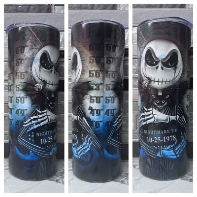 Jack Skellington 20oz Tumbler Glow-in-Dark Nightmare Before Christmas