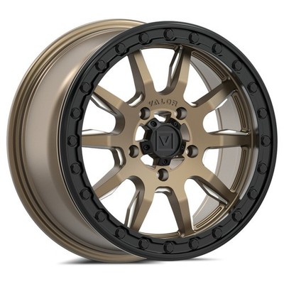 Valor Offroad Satin Bronze V15 UTV Beadlock Wheel-15x7/+45mm(6+1)/5x114.3(5x4.5)