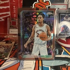 2025-26 Topps Chrome Devin Vassell #202 basketball Border Refractor Parallel SP