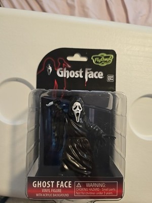 CultureFly Fly Guys Ghost Face Vinyl Figure w/ Hallway Acrylic Background Scream