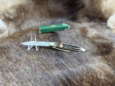 Puma 410 675 Stockman Knife With Stag Handles - Mint In Puma Green Box