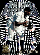 1999 TOPPS STARS BRIGHT FUTURES FOIL MISSING SERIAL NUMBER 10 ALFONSO SORIANO RC