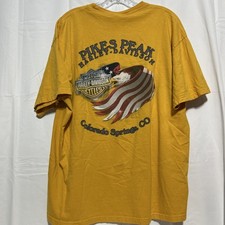 Harley Davidson Get Your Blood Pumpin&rsquo; Colorado Springs Hanes Hefty XL T-Shirt