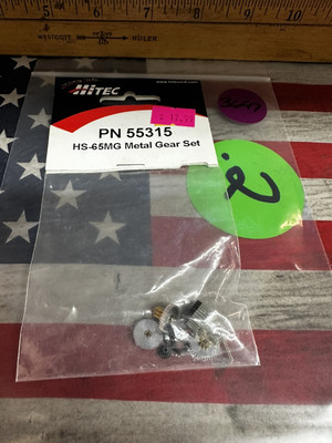 HiTEC PN55315 HS-65MG Metal Gear Set NewInPack USA Shipped