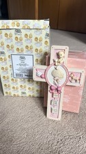 Precious Moments Cross.  Jesus Loves Me  Wall Hanging.