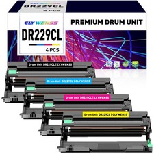 CLYWENSS DR229CL Drum Unit Set Replacement for Brother DR229CL DR229 DR-229CL fo