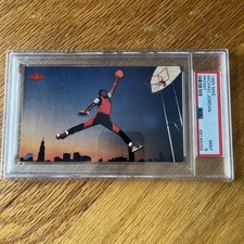 1985 Michael Jordan Nike Promo Rookie Card HOF RC Iconic Air Jordan - PSA MINT 9. rookie card picture