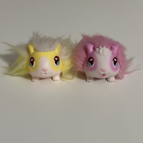 Moose Toys Little Live Pets Lot Of 2 Replacement Guinea Pig Babies Yellow Pink
